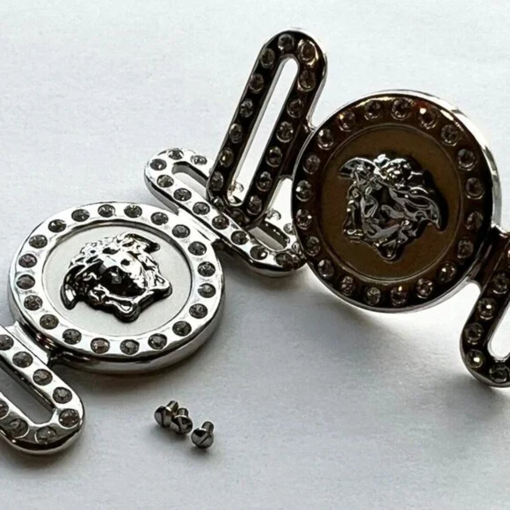 VERSACE VE4361 Biggi Sunglasses Replacement Temple Medusa Stones Logo Trim New